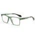 2024 New Student Flat Light Glasses Silicone Anti slip Leg Spring Foot Retro Small Box Can be Paired with Degree Glasses