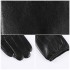 Leather gloves for men, autumn and winter, with thickened fleece for warmth, driving and riding motorcycles, touch screen, top layer sheepskin gloves