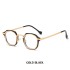 2024 Internet Celebrity Same Style Sunglasses Men's Trendy Retro Steampunk Small Box Anti Blue Light Sun Glasses Frame