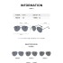 2021 New Flight Driver Men's Versatile Sunglasses Fashion Polarized Sunglasses Trendy Large Frame Sunglasses