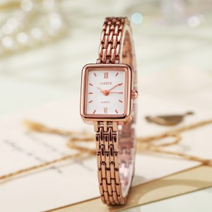 New popular bracelet square women's watch female style niche student party temperament simple fashion quartz wholesale