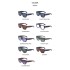 2024 David's retro sunglasses men's wholesale Amazon fashion trend boxy sunglasses men's sense of luxury