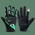 Cycling gloves for men, outdoor full finger thin motorcycle, anti slip, breathable, spring summer autumn road bike, half finger