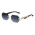 Retro imitation wood grain leopard leg sunglasses for men, square edged driving sunglasses for men, cross-border wholesale shapes