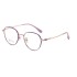 2024 Fashion Square Round Face Small Optical Mirror Retro Anti Blue Light Pure Titanium Frame Glasses Artistic Ins Flat Mirror