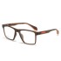 2024 New Student Flat Light Glasses Silicone Anti slip Leg Spring Foot Retro Small Box Can be Paired with Degree Glasses