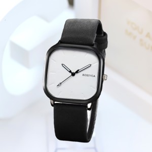 New style fashionable high school student watch for women, men's Korean version square ins style electronic niche light luxury quartz watch