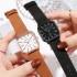 22 new style student men's and women's watch straps Korean version simple temperament Ins style simple square quartz watch