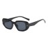 European and American New 2023 Multilateral Small Box Sunglasses 2327 Fashion Versatile Hip Hop Sunglasses Rice Nail Sunglasses