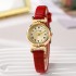 Cross border popular new fashionable women's watch, women's style, compact retro belt, high beauty wholesale student watch