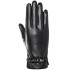 Women's leather gloves with plush insulation, thickened driving and cycling touch screen, Korean version outdoor top layer sheepskin gloves, anti cold