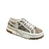 23 Summer New 1977 Thick soled Canvas Shoes Women's Retro Embroidered Dad Shoes High and Low Top Laced Canvas Shoes Couple's Style