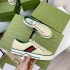 Dirty Shoes for Women 2022 Spring/Summer G Home Embroidered Canvas Shoes Thin, Low cut, Breathable, 1977 Retro One Step