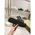 G Home 2023 Summer High Version Thick Bottom Slippers Flat Heel Casual One Word Anti Slip Outer Wear Height Increasing Sponge Cake Slippers Outer