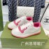 2023 New G Home Little Dirty Shoes Couple Dirty Shoes Casual Versatile Color blocked Board Shoes Genuine Leather Breathable White Shoes Women