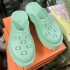 G Home Baotou Cave Shoes Thick Bottom 2023 Summer Couple Casual Outerwear Half Top Sponge Cake Coarse Heel Cross border Beach Shoes