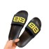 B Family Letter Slippers Paris B Letter Night Light One Word Dragoon Male and Female Same Style Beach Slippers Wholesale Couple Style Large