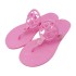 TB flip flops women's beach cross-border European and American foreign trade wholesale European station clamp toe flat sandals slippers