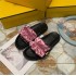 in stock! High version 2023 new summer women's slippers for external wear, F home one letter foreign trade letter cool slippers