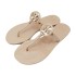 TB flip flops women's beach cross-border European and American foreign trade wholesale European station clamp toe flat sandals slippers