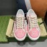 2023 Spring and Summer New Couple 1977 Canvas Shoes Pink Versatile Casual Flat Flat Shoes Retro Flower Cloth Shoes