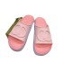 2022 New Macaron Color Thick Bottom Anti slip Soft Bottom Fashion Slippers for Women's Outdoor Wear on the Beach, One line Cool Drag ins