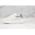 McQueen Little White Shoes Women's 2021 Autumn New High Quality Genuine Leather Thick Bottom Interior Height Increasing Casual Sports Couple Shoes