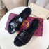 TB Medium heeled Slippers, Women's Cool Slippers, Slope Heels, European Station, European and American Foreign Trade Cross border Beach Slippers