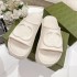 2022 New Macaron Color Thick Bottom Anti slip Soft Bottom Fashion Slippers for Women's Outdoor Wear on the Beach, One line Cool Drag ins