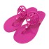 TB flip flops women's beach cross-border European and American foreign trade wholesale European station clamp toe flat sandals slippers