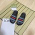 High end Gujia flat bottomed women's slippers 2023 new summer couple wearing, comfortable and versatile, one drag one hand source