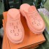 G Home Baotou Cave Shoes Thick Bottom 2023 Summer Couple Casual Outerwear Half Top Sponge Cake Coarse Heel Cross border Beach Shoes