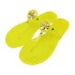 TB flip flops women's beach cross-border European and American foreign trade wholesale European station clamp toe flat sandals slippers