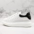 McQueen Little White Shoes Women's 2021 Autumn New High Quality Genuine Leather Thick Bottom Interior Height Increasing Casual Sports Couple Shoes