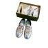 Dirty Shoes for Women 2022 Spring/Summer G Home Embroidered Canvas Shoes Thin, Low cut, Breathable, 1977 Retro One Step