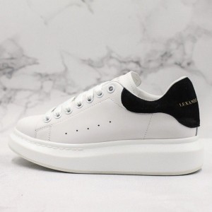 McQueen Little White Shoes Women's 2021 Autumn New High Quality Genuine Leather Thick Bottom Interior Height Increasing Casual Sports Couple Shoes