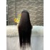 Cross border full human hair transparent lace wig customization 13x4 lace frontal wig wig headband