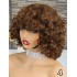 Mechanism human hair wig in stock, Fumi loose human hair wig, high amplitude, 200% density