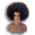 Wholesale African wave 100% human hair wig mechanism wig headgear for foreign trade in Africa