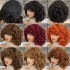 Mechanism human hair wig in stock, Fumi loose human hair wig, high amplitude, 200% density