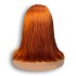 Cross border Orange 350 Bob Wig Black Wig 13x4 lace frontal wig 100% real hair