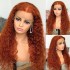 Cross border hot selling 350 # color 13X4 lace front wig water wave