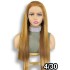 Super Double Drawn13x4 Front Lace Wig 210% Density Colored Straight Straight Hair Human Hair Wig