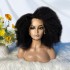 Cross border Afro Kinky Curly Wig 13 * 4 lace 100% human hair front lace wig