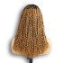 European and American full human hair small chopstick roll wig lace frontal small chopstick roll