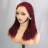 European and American full human hair small chopstick roll wig lace frontal small chopstick roll