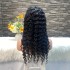 Cross border natural 13X4 lace front wig deep wave real hair