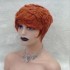 African real hair color mechanism elf wig headband, pixie wig human hair