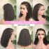 Cross border popular real person hair braid 13X4 front lace wig Braided Jerry Curly