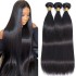 European and American wig spring 12A real hair natural color straight hair bundle can be perm dyed wigs real hair wig bundles